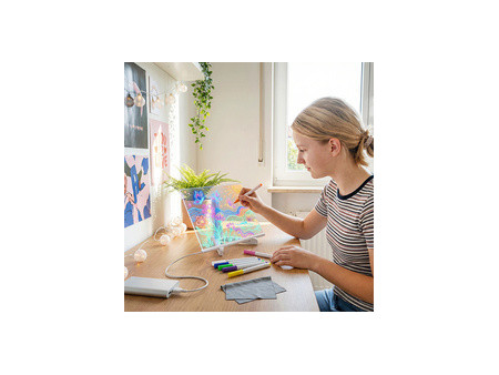 LogiLink Tableau acrylique lumineux, 300 x 200 mm