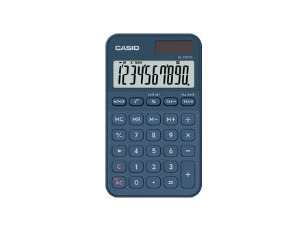 CASIO Calculatrice SL-310YC-NY, bleu