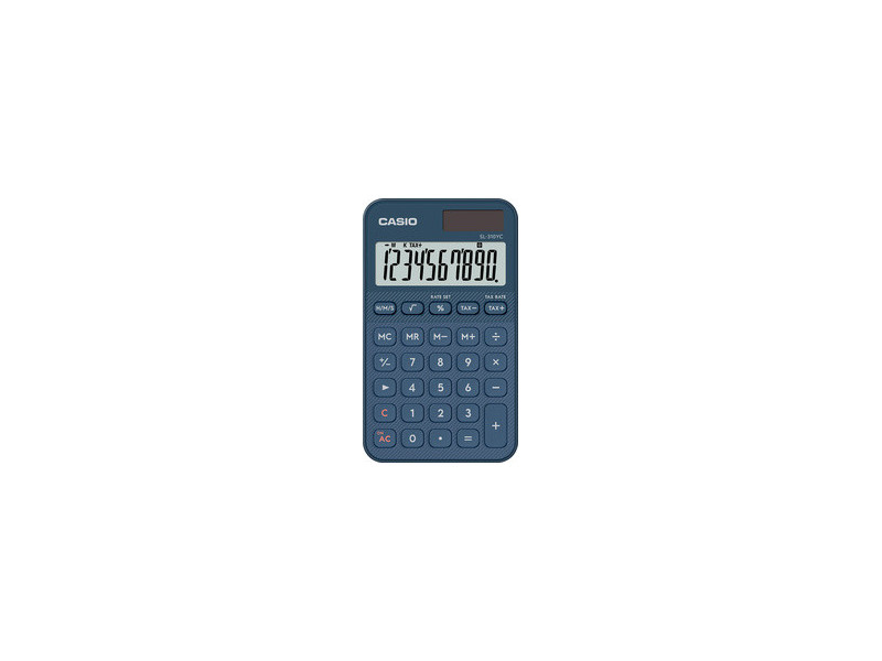 CASIO Calculatrice SL-310YC-NY, bleu