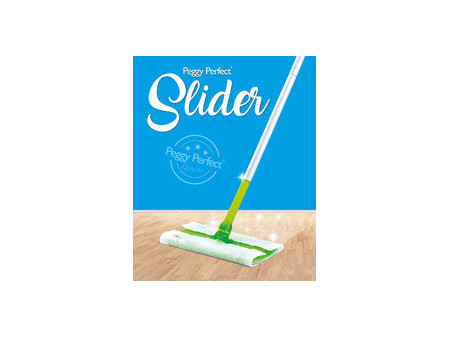 Peggy Perfect Slider Starter Set, balai + 8 lingettes
