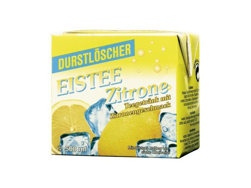 Durstlöscher Boisson rafraîchissante thé glacé goût citron