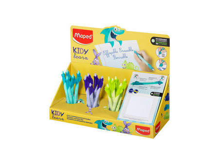 Maped Stylo roller KIDY learn, présentoir de 18