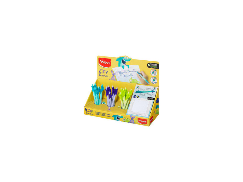 Maped Stylo roller KIDY learn, présentoir de 18