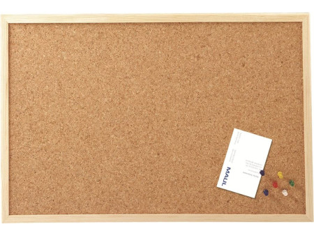MAUL Tableau liège avec cadre en bois, (L)600 x (H)400 mm
