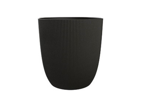 EDA Cache-pot IRIS, diamètre: 125 mm, noir
