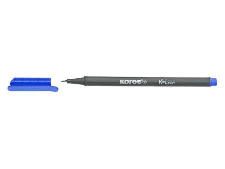 Kores Feutres 'K-Liner', largeur de tracé: 0,4 mm, bleu
