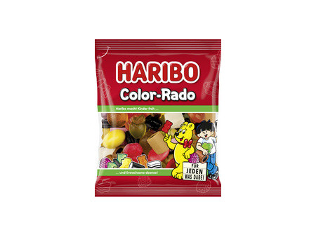 HARIBO Bonbon gélifié aux fruits COLOR-RADO, sachet de 175 g