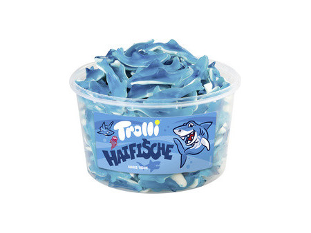Trolli Bonbon gélifié aux fruits REGUINS, boîte de 150
