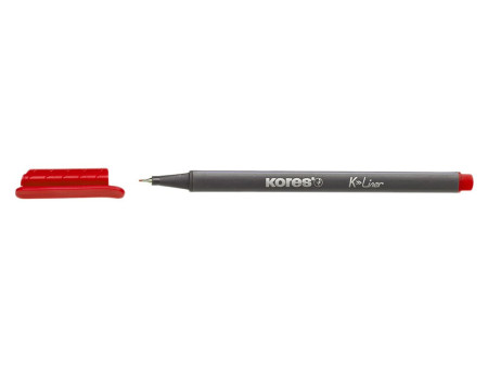 Kores Feutres 'K-Liner', largeur de tracé: 0,4 mm, rouge