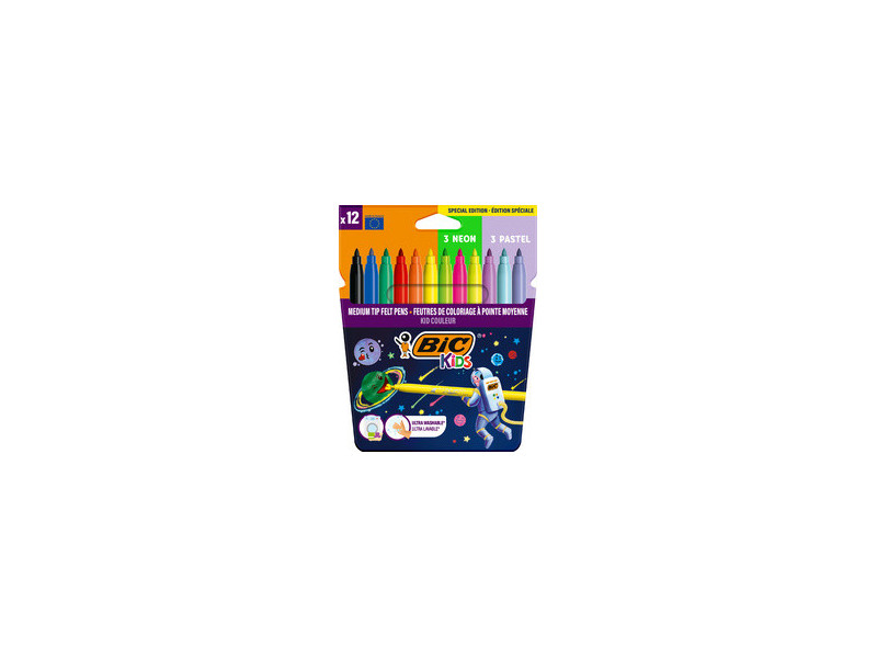 BIC KIDS Feutre Cosmo, étui en carton de 12