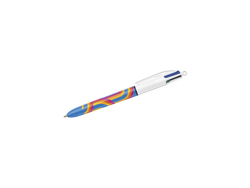 BIC Stylo à bille rétractable 4 Colours Lines