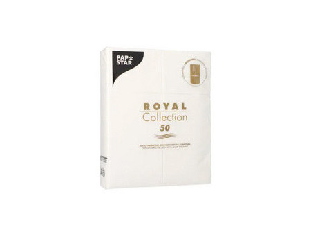 PAPSTAR Serviette pochette 'ROYAL Collection', noir