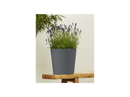 EDA Bac à plantes ELEMENT, conique, 250 mm, kaki