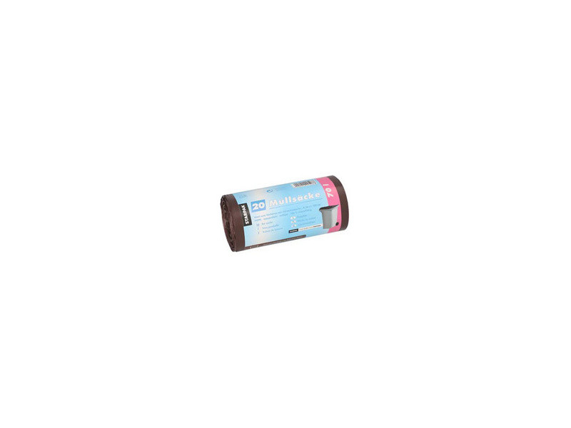 STARPAK Sac poubelle HDPE, 70 litres, blanc