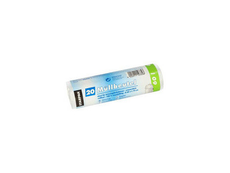 STARPAK Sac poubelle HDPE, 70 litres, transparent