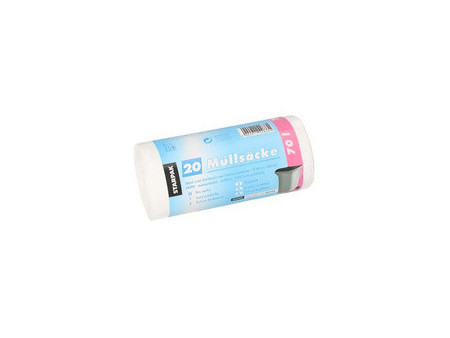 STARPAK Sac poubelle HDPE, 70 litres, transparent