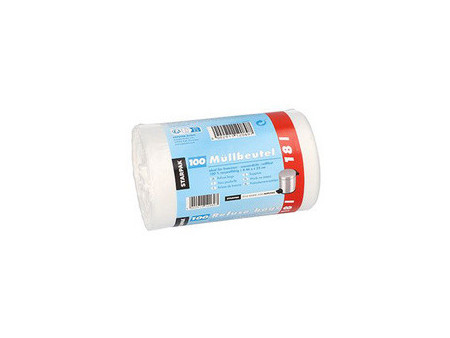 STARPAK Sac poubelle HDPE, 70 litres, transparent