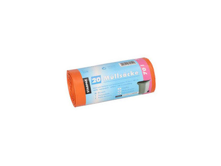 STARPAK Sac poubelle HDPE, 70 litres, pink
