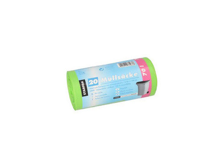 STARPAK Sac poubelle HDPE, 70 litres, marron