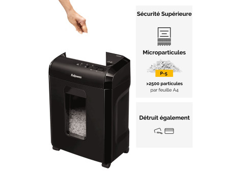 Fellowes Destructeur de documents Powershred 10M, noir
