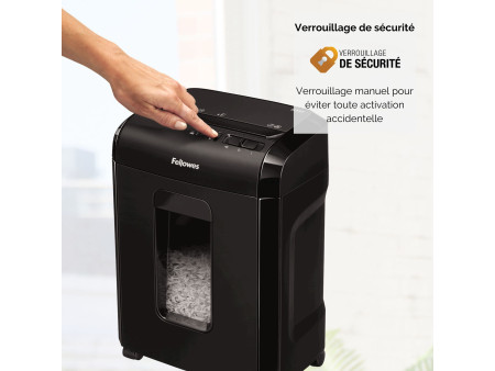 Fellowes Destructeur de documents Powershred 10M, noir