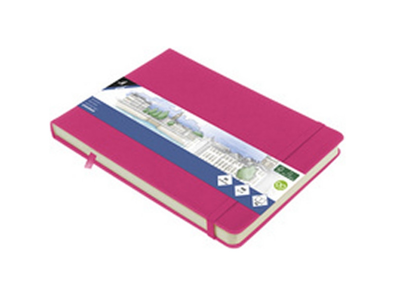 kangaro Cahier de croquis, 160 pages, A5 paysage, hot pink