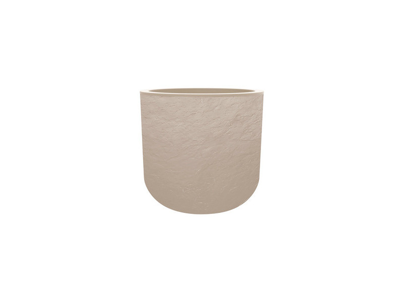 EDA Bac à plantes VOLCANIA UP, rond, 485 mm, beige