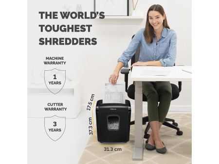 Fellowes Destructeur de documents Powershred 6M, noir