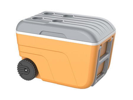 EDA Glacière NOMADE, 52 litres, mobile, gris clair / gris