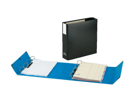 Arianex by extendos Classeur à double mécanisme, bleu