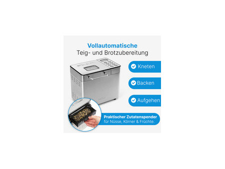 PROFI COOK Machine à pain PC-BBA 1282, 1,5 kg