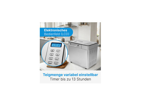 PROFI COOK Machine à pain PC-BBA 1282, 1,5 kg