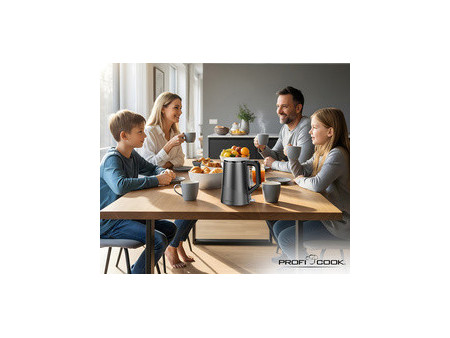 PROFI COOK Bouilloire PC-WK 1290, 1,5 litre, graphite