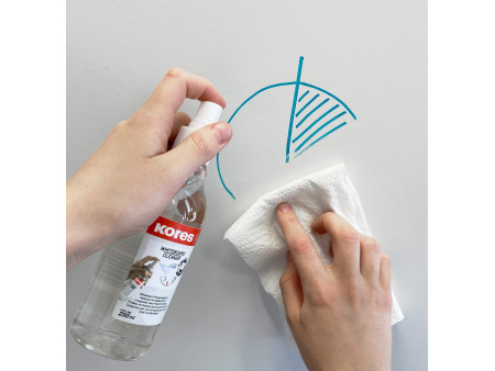 Kores Nettoyant pour tableau blanc, vaporisateur de 250 ml