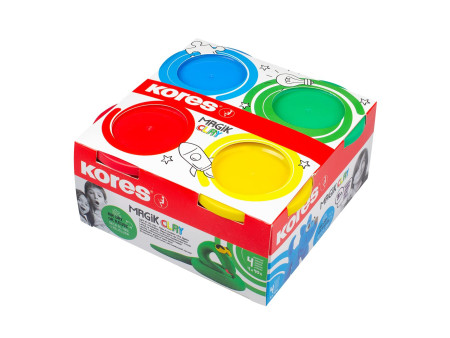 Kores Pâte à modeler 'Magic Clay', assorti