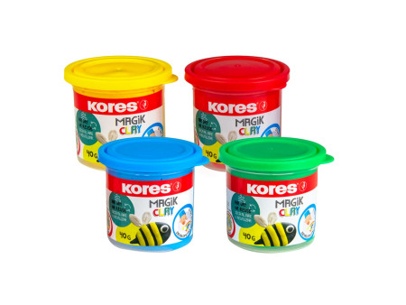 Kores Pâte à modeler 'Magic Clay', assorti
