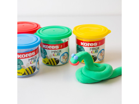 Kores Pâte à modeler 'Magic Clay', assorti