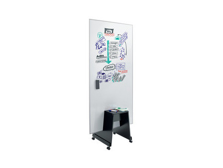 sigel Support mobile Stand Meet up, avec roulettes, noir