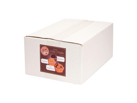 HELLMA Assortiment de mini Muffins, carton de 60