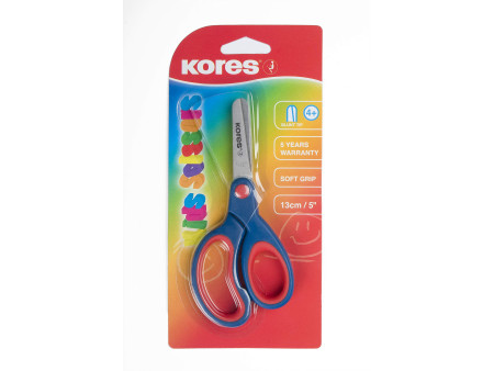 Kores Ciseaux de bricolage avec zone de préhension softgrip