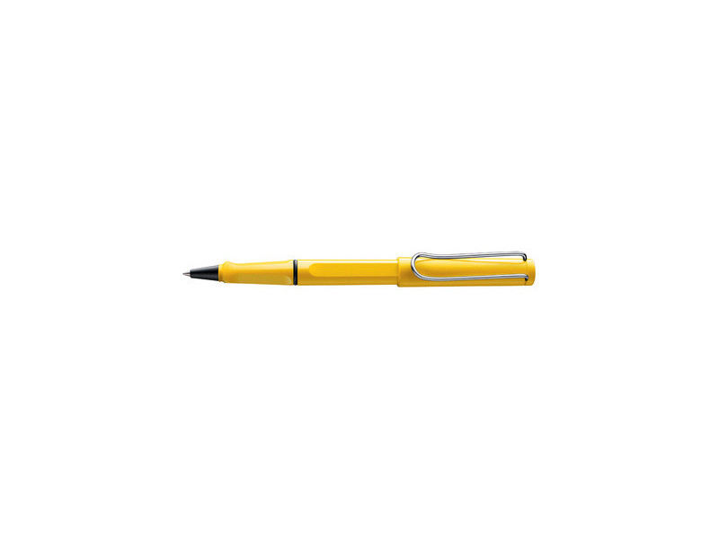 LAMY Stylo roller safari yellow, avec cartouche d'encre