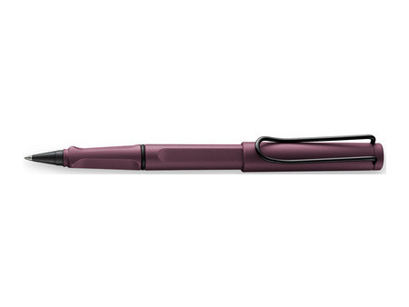 LAMY Stylo roller safari steel black, avec cartouche d'encre