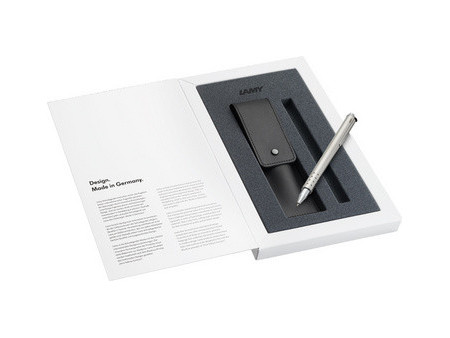 LAMY Set cadeau LAMY swift palladium, avec étui en cuir