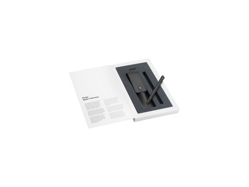 LAMY Set cadeau LAMY swift black, avec étui en cuir