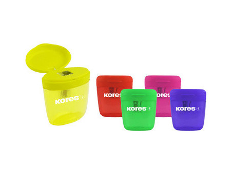 Kores Taille-crayons 'Deposito one', de couleurs assorties