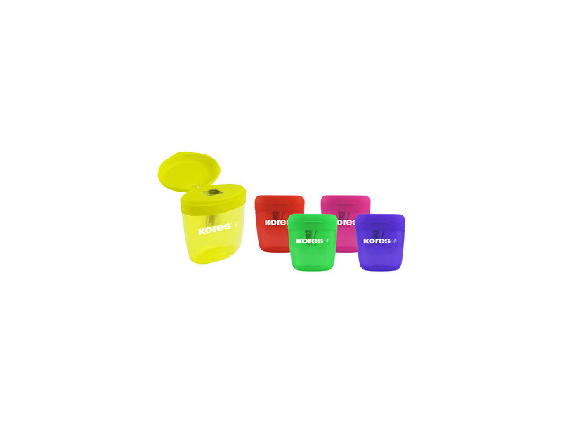 Kores Taille-crayons 'Deposito one', de couleurs assorties