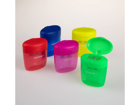 Kores Taille-crayons double DEPOSITO, assorti