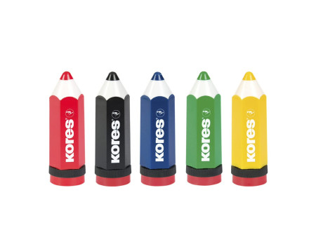 Kores Taille-crayons KOLORITO, en forme de crayon,