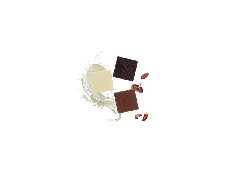 HELLMA Mini-tablette de chocolat belge, dans un carton