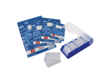 herlitz Fiches bristol, A7, ligné, blanc
